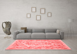 French Red Washable Rugs