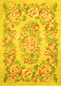 Medallion Yellow French Rug, tr616yw