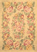 Medallion Brown French Rug, tr616brn