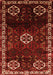 Serging Thickness of Machine Washable Persian Orange Traditional Area Rugs, wshtr617org