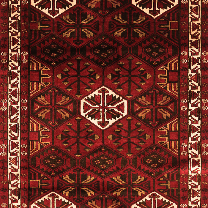 Serging Thickness of Machine Washable Persian Orange Traditional Area Rugs, wshtr617org