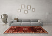 Machine Washable Persian Orange Traditional Area Rugs in a Living Room, wshtr617org