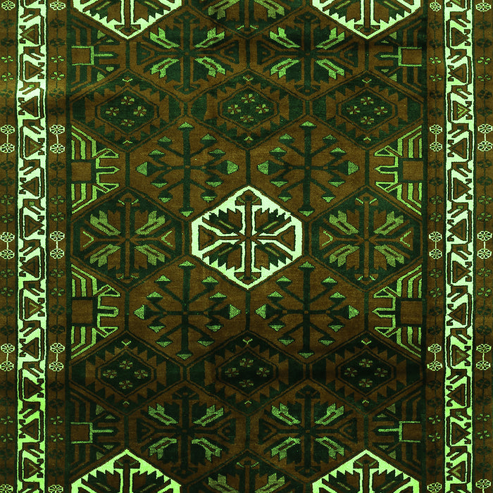 Persian Green Traditional Rug, tr617grn
