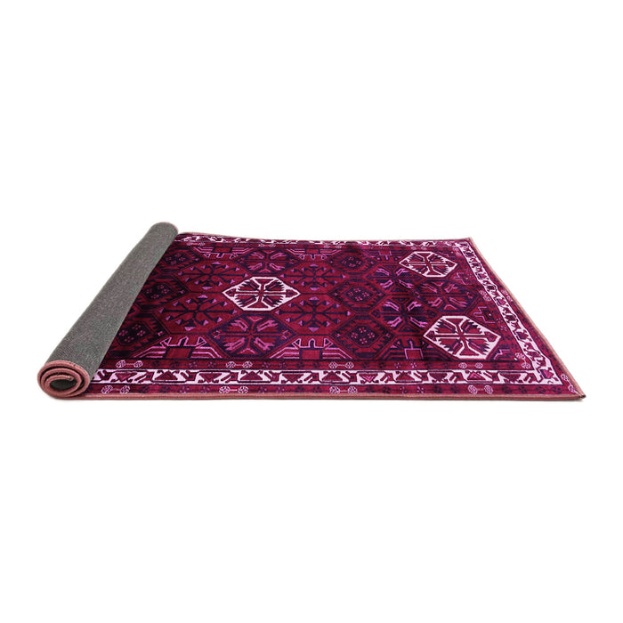Sideview of Persian Pink Traditional Rug, tr617pnk