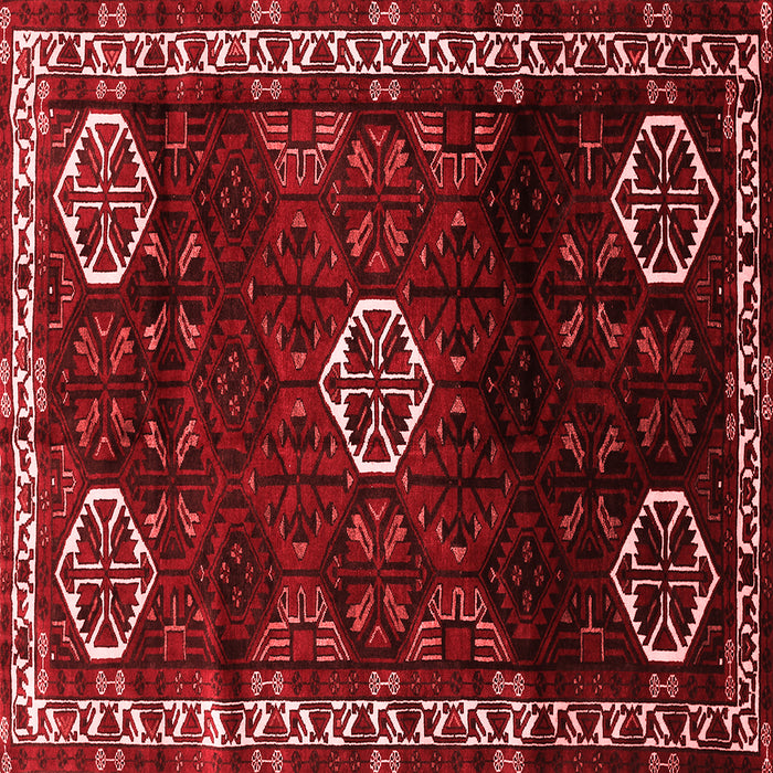 Machine Washable Persian Red Traditional Rug, wshtr617red