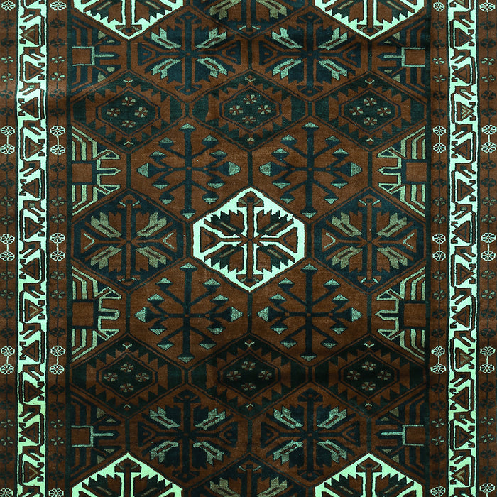 Persian Turquoise Traditional Rug, tr617turq