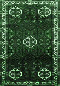 Persian Emerald Green Traditional Rug, tr617emgrn