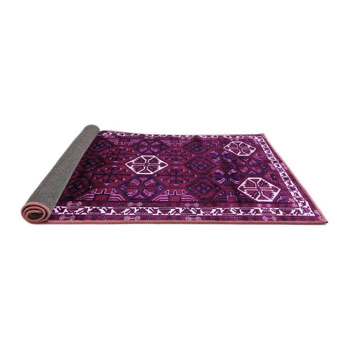 Sideview of Persian Purple Traditional Rug, tr617pur