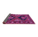 Sideview of Persian Purple Traditional Rug, tr619pur