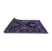 Sideview of Persian Blue Traditional Rug, tr619blu
