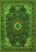 Medallion Green Traditional Rug, tr61grn