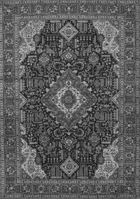 Medallion Gray Traditional Rug, tr61gry