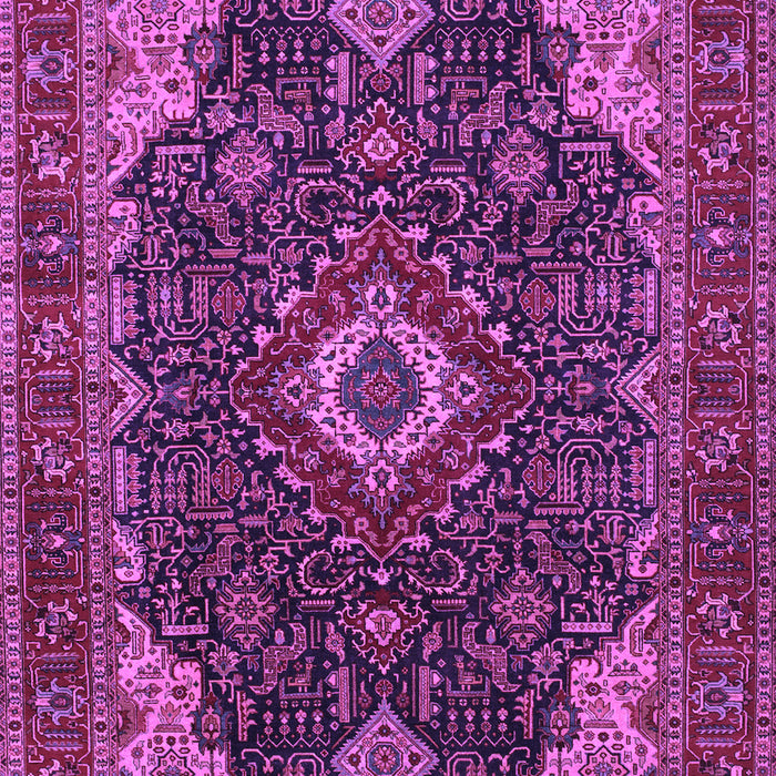 Medallion Purple Traditional Rug, tr61pur