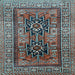 Square Persian Light Blue Traditional Rug, tr620lblu