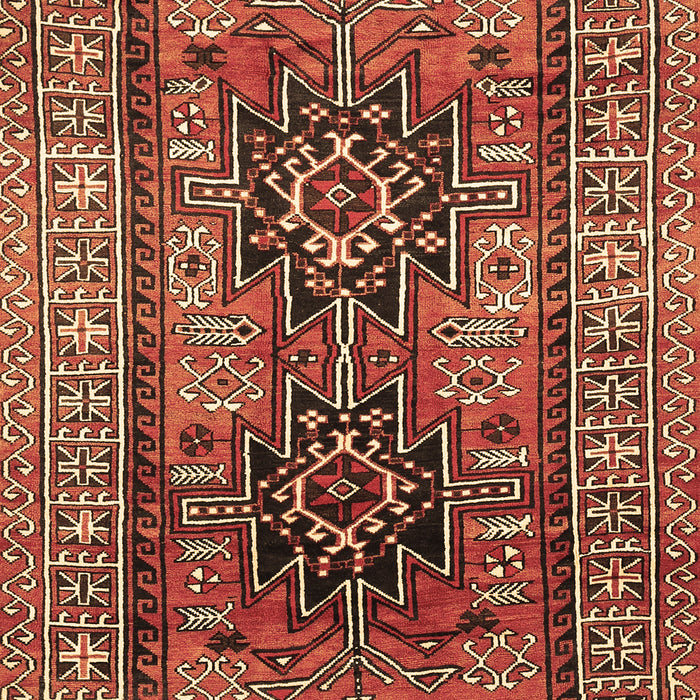 Machine Washable Persian Brown Traditional Rug, wshtr620brn