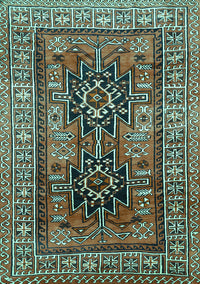 Persian Turquoise Traditional Rug, tr620turq