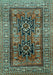 Persian Turquoise Traditional Rug, tr620turq