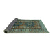 Sideview of Persian Turquoise Traditional Rug, tr620turq