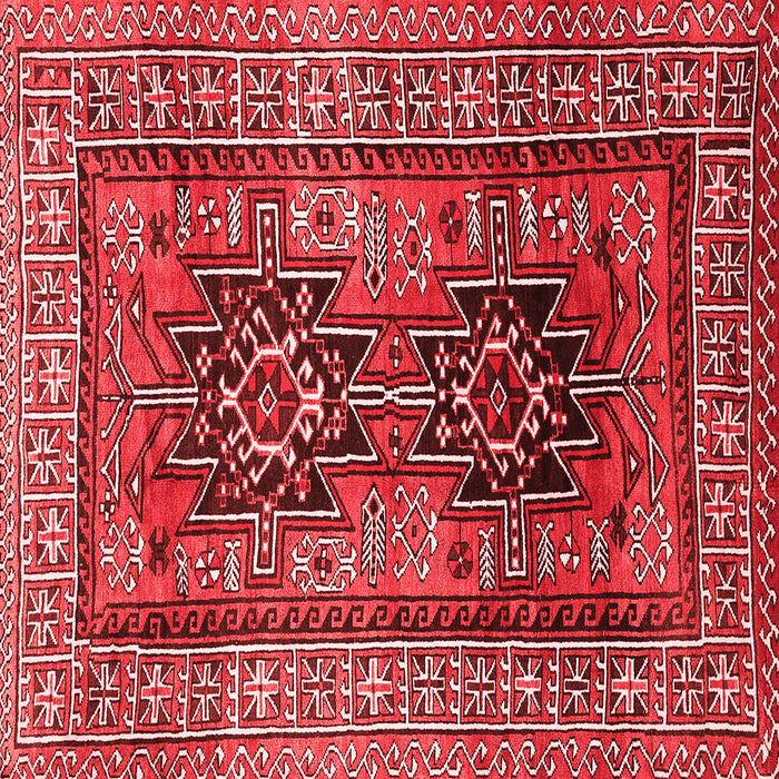 Machine Washable Persian Red Traditional Rug, wshtr620red