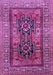 Machine Washable Persian Purple Traditional Area Rugs, wshtr620pur