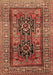 Persian Brown Traditional Rug, tr620brn