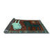 Sideview of Animal Light Blue Traditional Rug, tr621lblu