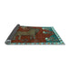 Sideview of Animal Light Blue Traditional Rug, tr622lblu