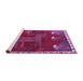 Sideview of Machine Washable Animal Purple Traditional Area Rugs, wshtr622pur