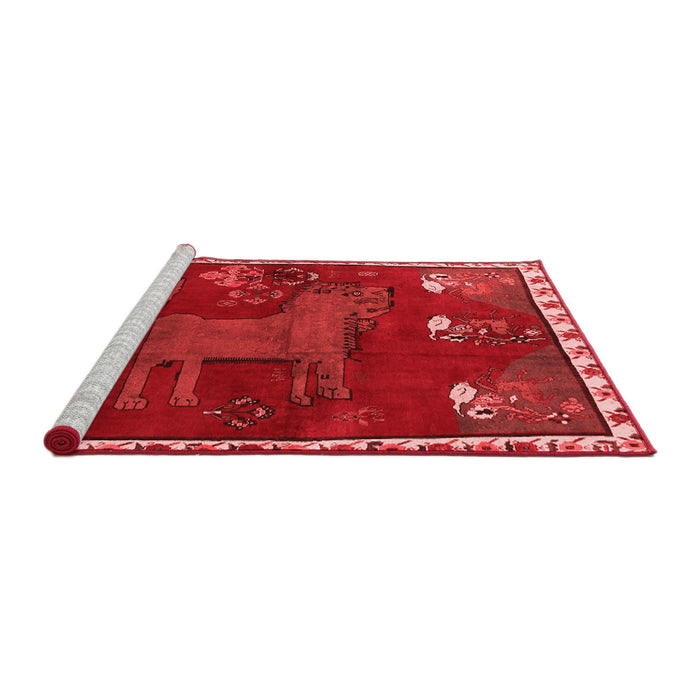 Traditional Red Washable Rugs