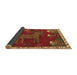 Sideview of Animal Brown Traditional Rug, tr622brn