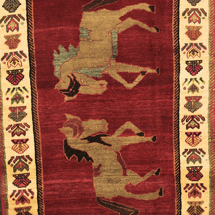 Animal Brown Traditional Rug, tr623brn