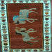 Square Animal Light Blue Traditional Rug, tr623lblu