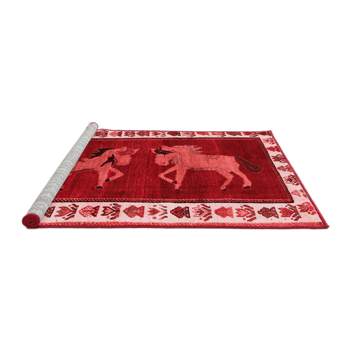 Traditional Red Washable Rugs