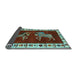 Sideview of Animal Light Blue Traditional Rug, tr623lblu