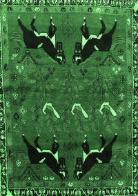 Persian Emerald Green Traditional Rug, tr624emgrn
