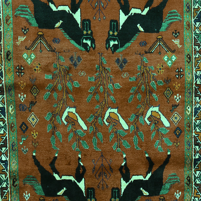 Persian Turquoise Traditional Rug, tr624turq