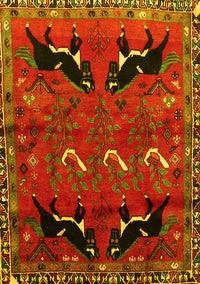 Persian Yellow Traditional Rug, tr624yw