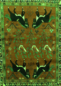 Persian Green Traditional Rug, tr624grn