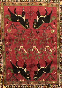 Persian Brown Traditional Rug, tr624brn