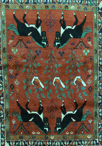 Persian Light Blue Traditional Rug, tr624lblu