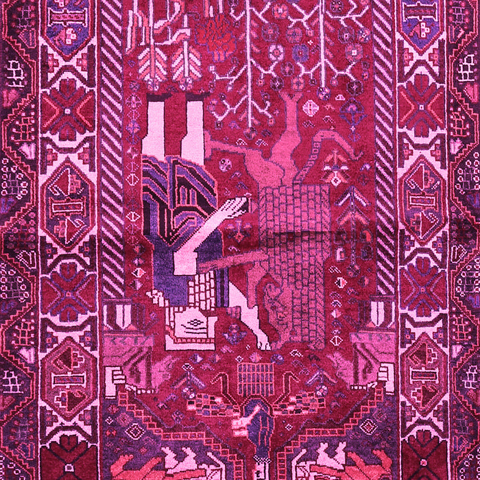 Animal Pink Traditional Rug, tr625pnk
