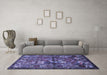 Machine Washable Animal Blue Traditional Rug in a Living Room, wshtr625blu