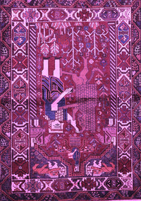 Animal Purple Traditional Rug, tr625pur