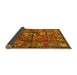 Sideview of Animal Yellow Traditional Rug, tr625yw