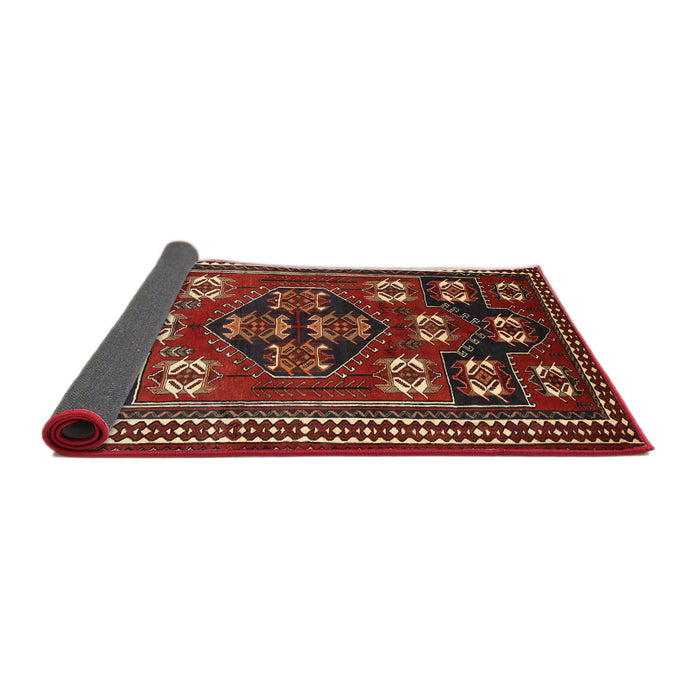 Sideview of Traditional Red Persian Rug, tr626