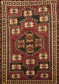 Persian Brown Traditional Rug, tr626brn