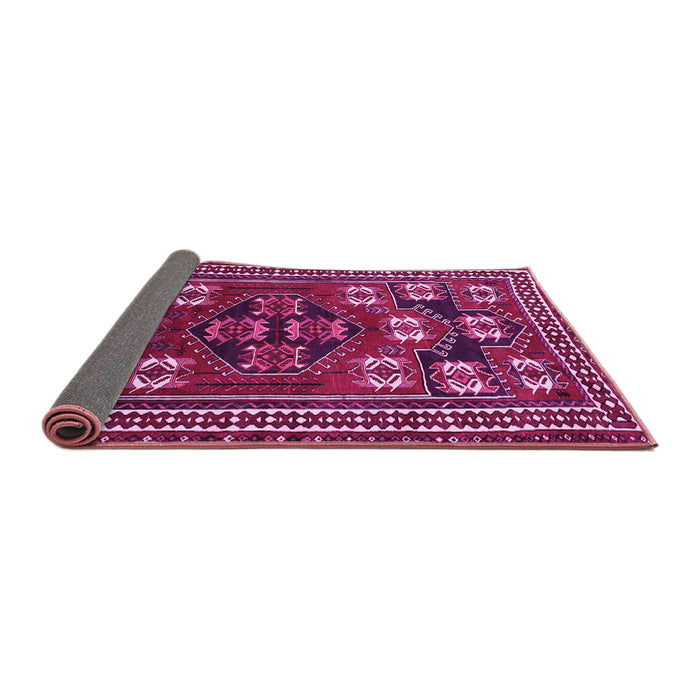 Sideview of Persian Pink Traditional Rug, tr626pnk