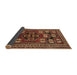Sideview of Persian Brown Traditional Rug, tr626brn