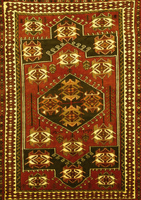 Persian Yellow Traditional Rug, tr626yw