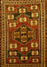 Persian Yellow Traditional Rug, tr626yw